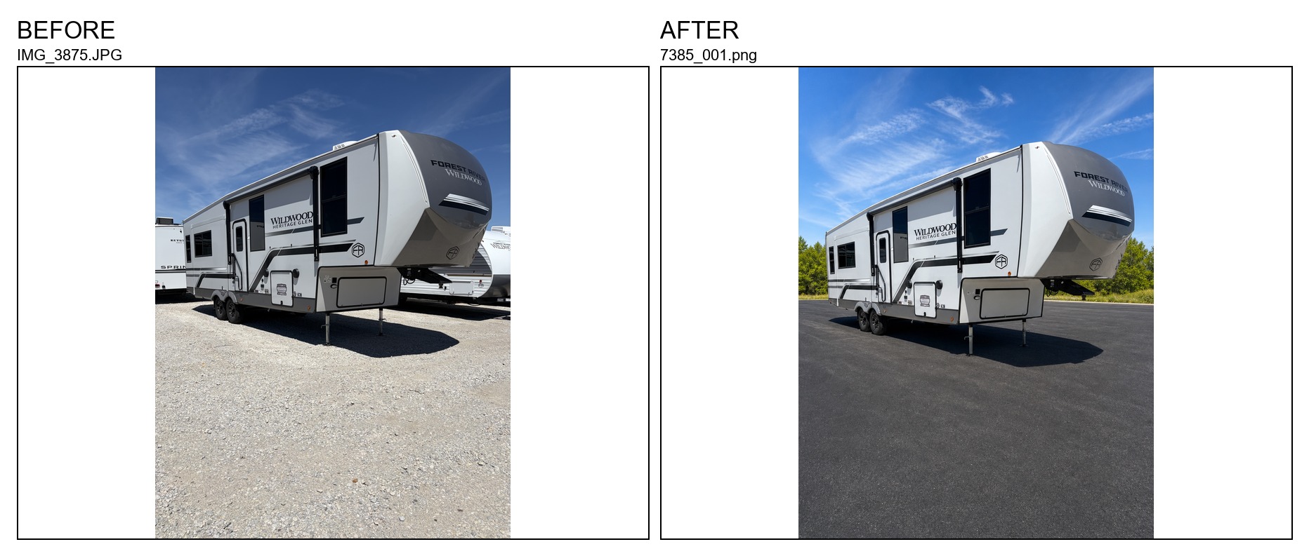 Inventory Edge before and after